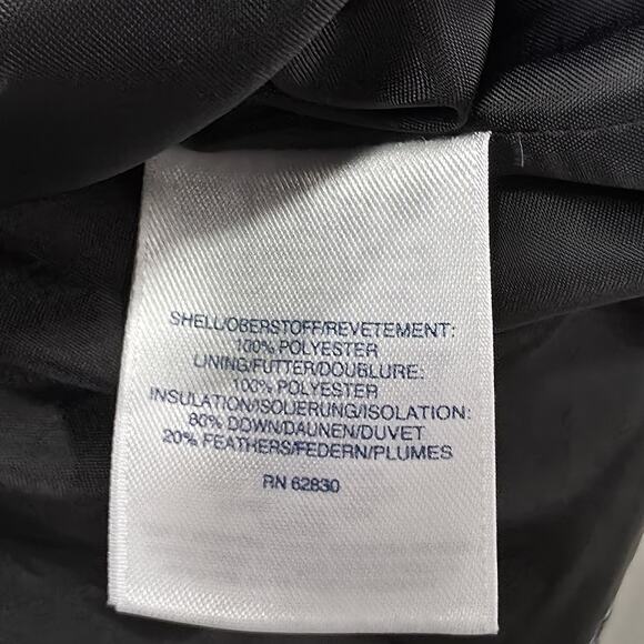 Lands End Womens Down Puffer Vest Small Herringbone Quilted Lightweight Outdoors - Picture 7 of 8